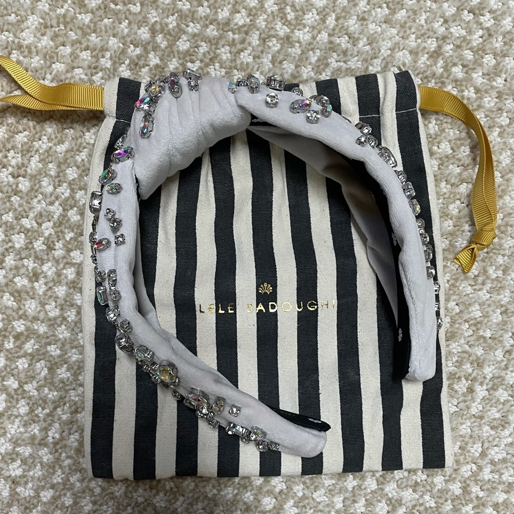 Lele Sadoughi Crystal Headband